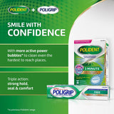 Super Poligrip Free Denture Adhesive Cream, Zinc Free, 2.4 oz - 31015806204-Single - LL Medico