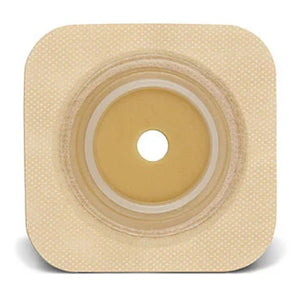 Sur-Fit Natura Durahesive Skin Barrier, Flat, Extended Wear, Trim to Fit 7/8-2½" Opening, 70mm Flange, 5" x 5" - 413163-Single - LL Medico