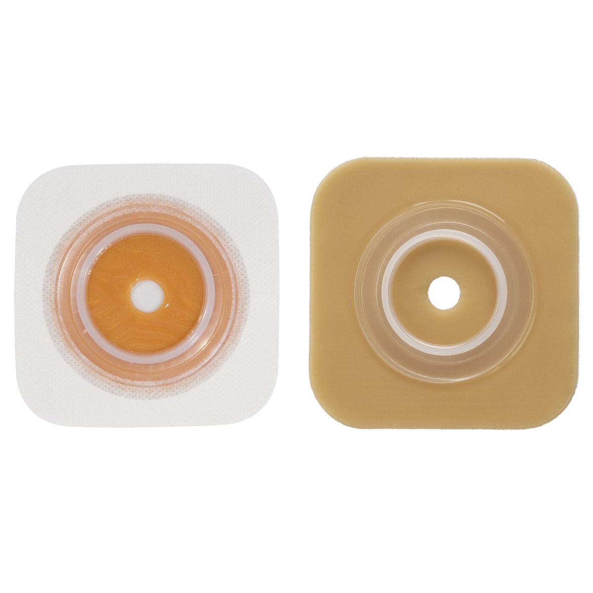 Sur-Fit Natura Ostomy Barrier, Flat, Trim to Fit, Extended Wear, 57 mm Flange, 1 3/8 to 1 3/4" Opening - 401576-Single - LL Medico