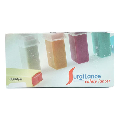 Surgilance Safety Lancets, 21 Gauge - SLN240-Box - LL Medico
