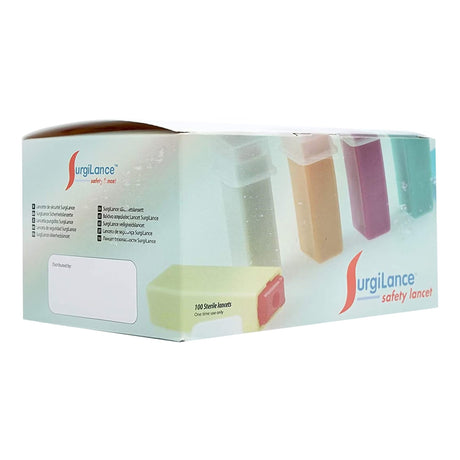 Surgilance Safety Lancets, 21 Gauge - SLN240-Box - LL Medico
