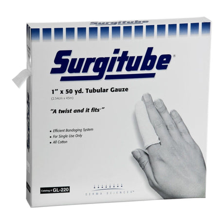 Surgitube Tubular Gauze Bandage, Non-Sterile, 1" x 50 Yard - GL220-Single - LL Medico