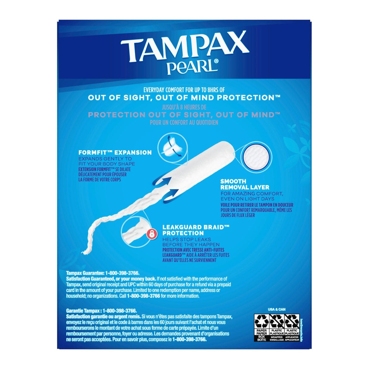 Tampax Pearl Tampons Super Absorbency Unscented - 07301037908-Box - LL Medico