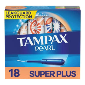 Tampax Pearl Tampons Super Plus Absorbency Unscented - 07301047905-Box - LL Medico