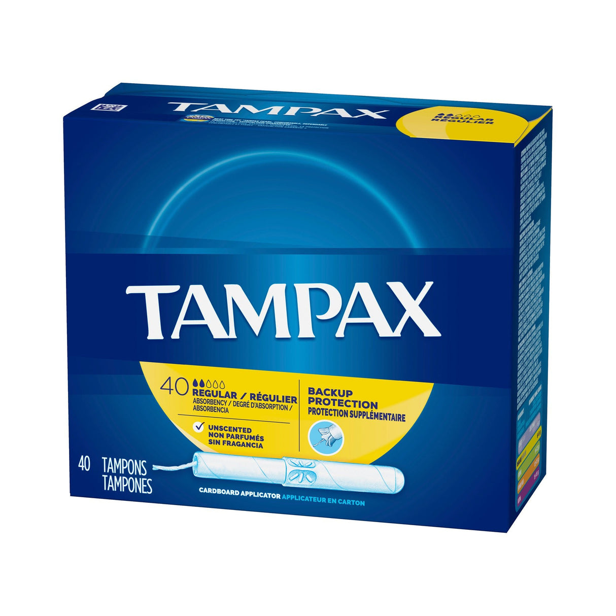 Tampax Tampons Regular Absorbency Unscented - 07301022110-Box - LL Medico