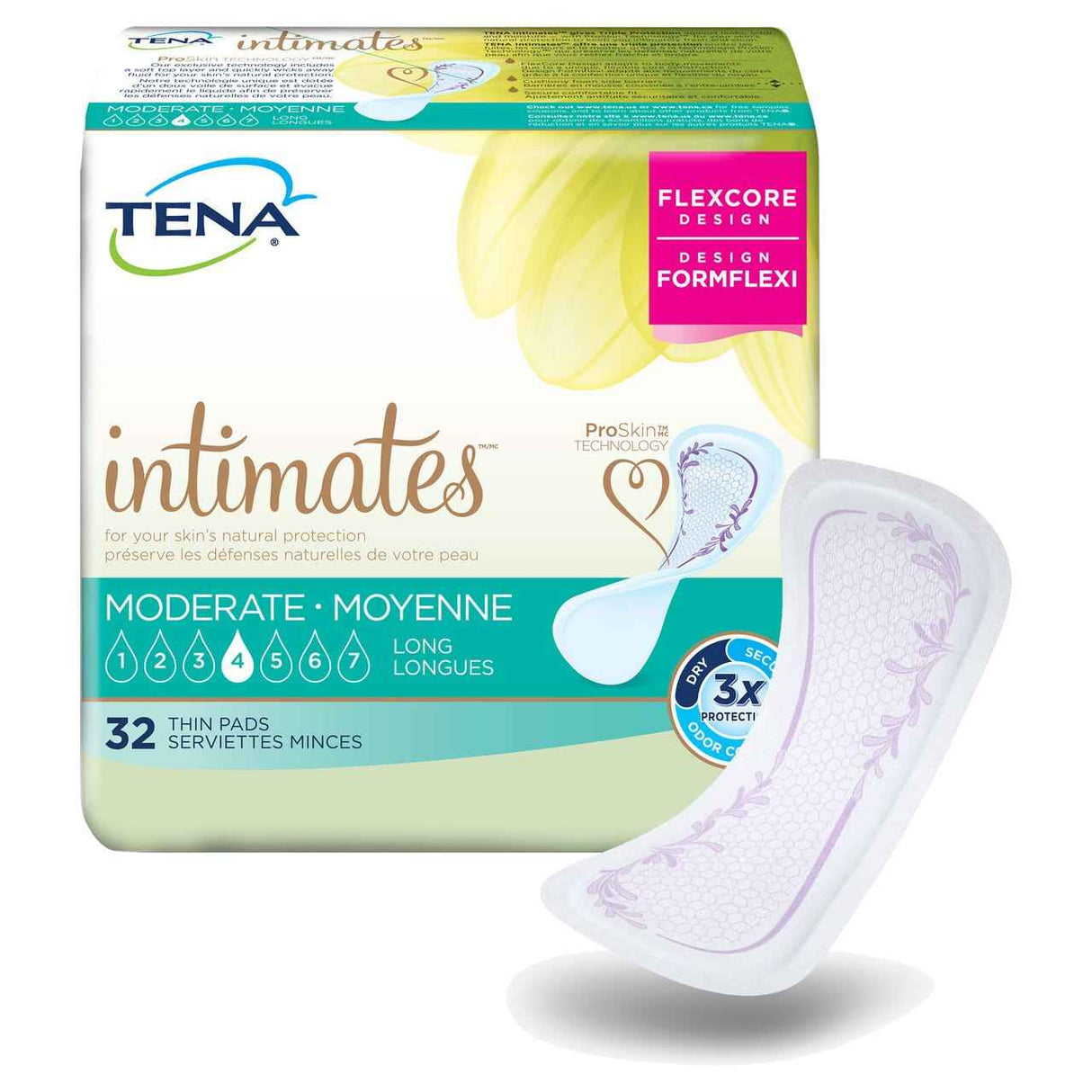 TENA Intimates Moderate Thin Liners - 54266-Pack - LL Medico