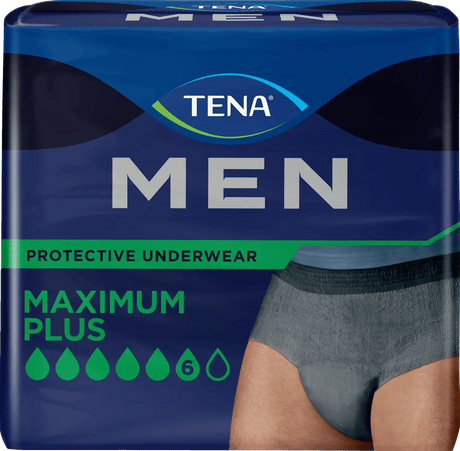 TENA Men Maximum Plus Protective Underwear, package front