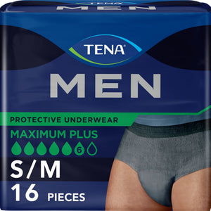 TENA Men Maximum Plus Protective Underwear - 81780-Pack - LL Medico