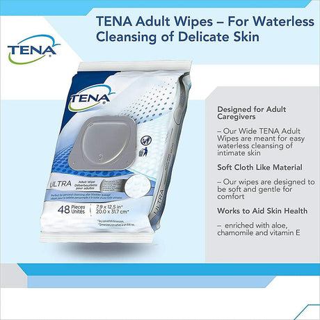 TENA ProSkin Classic Washcloths - 65728-Pack - LL Medico