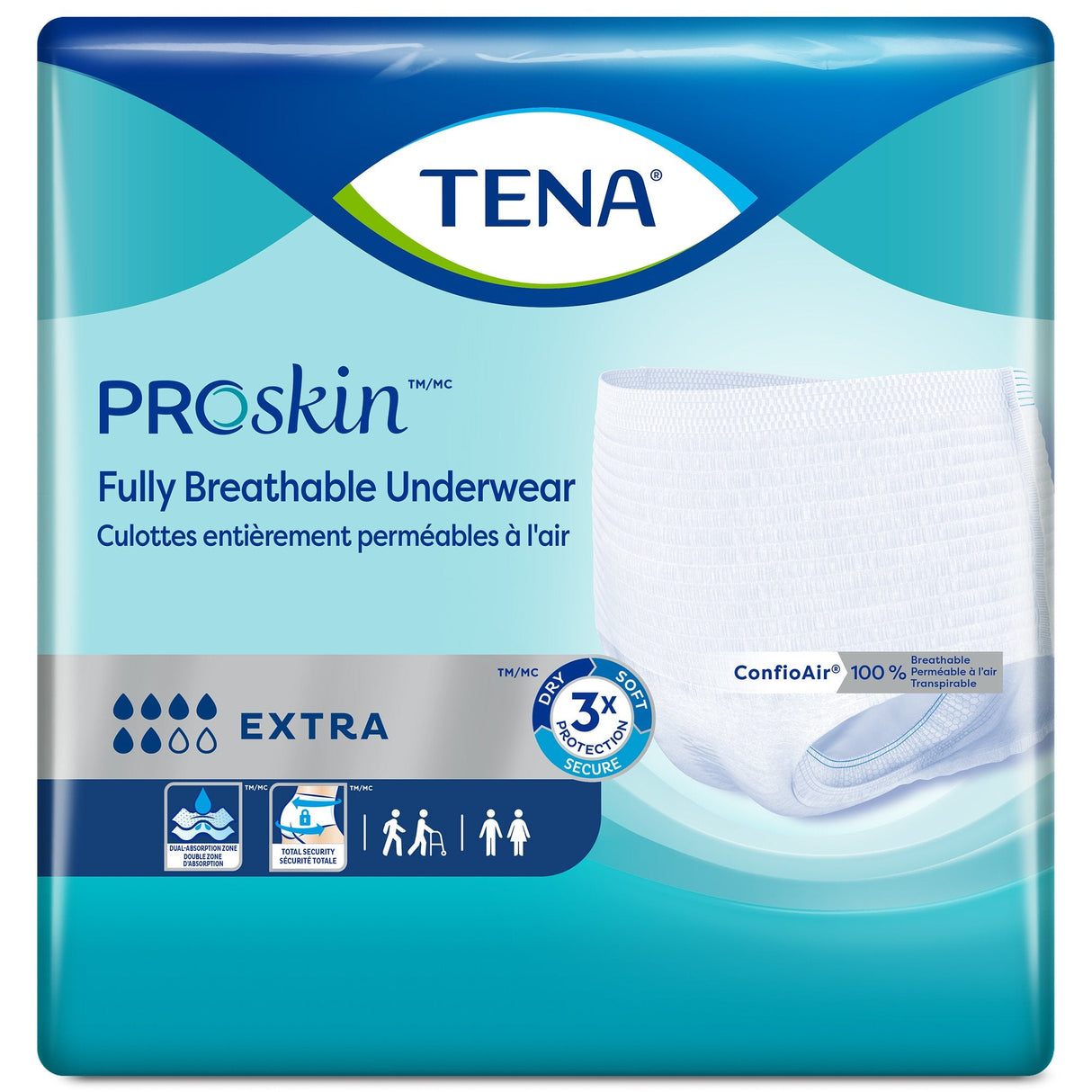 TENA ProSkin Extra Protective Underwear - 72518-Pack - LL Medico