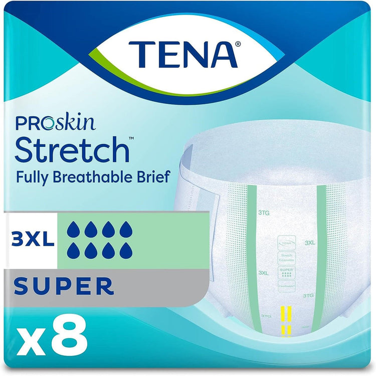 TENA ProSkin Stretch Super 3XL Bariatric Briefs | LL Medico