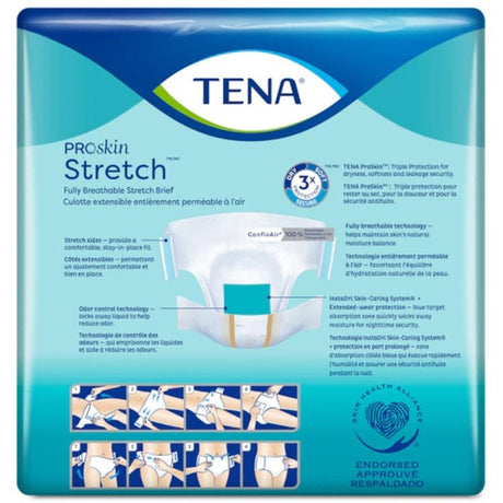 TENA ProSkin Stretch Ultra Incontinence Briefs - 67802-Sample - LL Medico