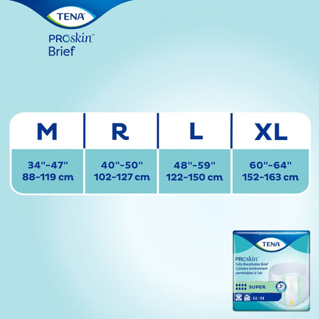 TENA ProSkin Super Adult Briefs - 67401-Pack - LL Medico