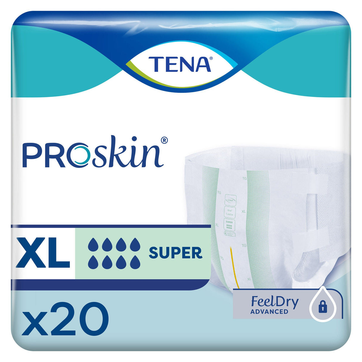 TENA ProSkin Super Adult Briefs