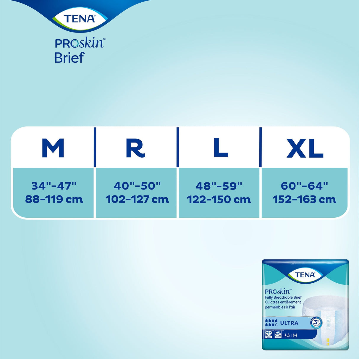 TENA ProSkin Ultra Adult Incontinence Briefs - 68010-Pack - LL Medico