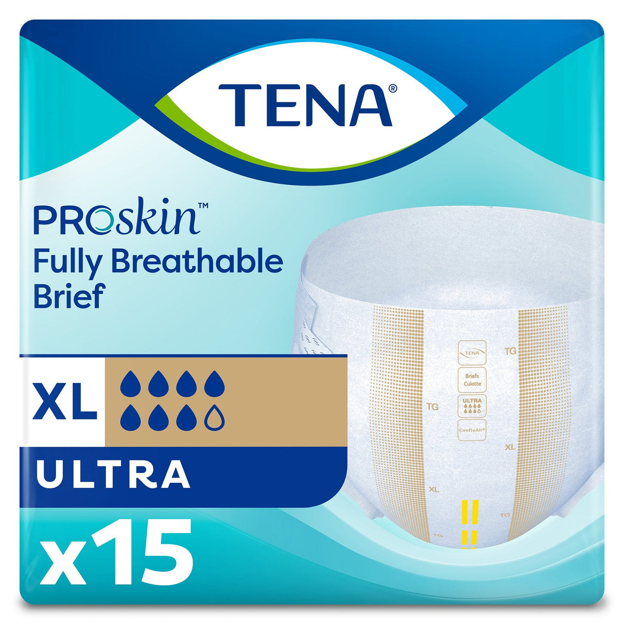 TENA ProSkin Ultra Adult Incontinence Briefs - 68010-Pack - LL Medico