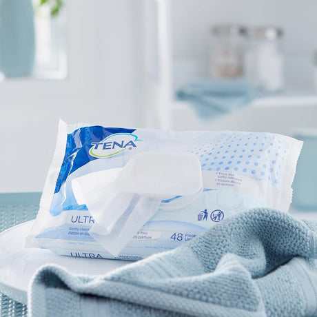 Tena ProSkin Ultra Adult Wipe, Unscented, 7.9 x 12.5 in - 65722-Pack - LL Medico