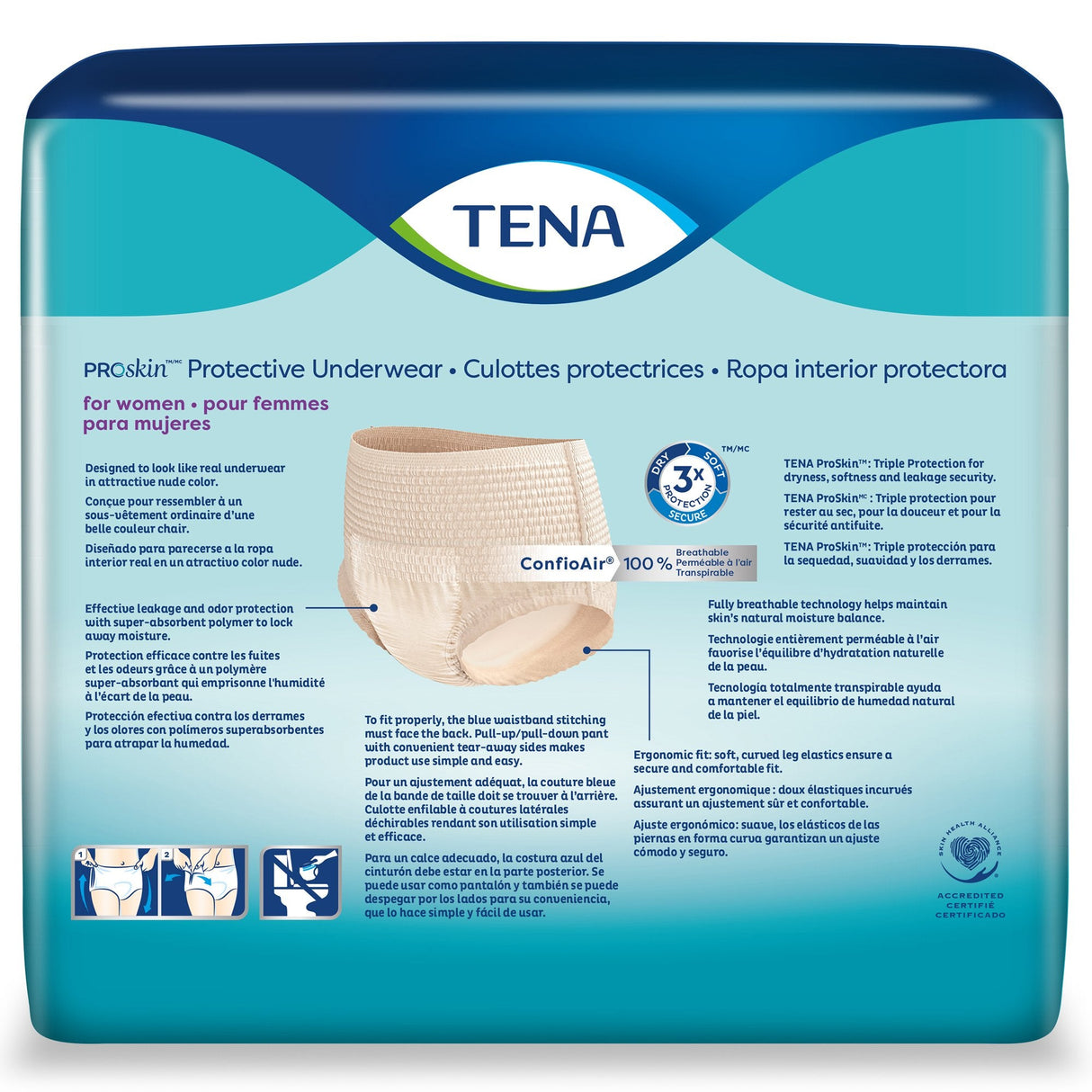 TENA ProSkin Underwear for Women - 73040-Pack - LL Medico