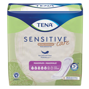 TENA Sensitive Care Extra Coverage Maximum Long Pads - 54295-Pack - LL Medico