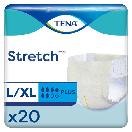 TENA Stretch Plus Incontinence Briefs - 67670-Pack - LL Medico