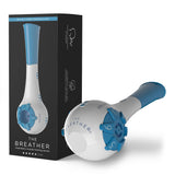 PN Medical The Breather Respiratory Muscle Trainer - Natural Breathing Exerciser Trainer For Drug-Free Respiratory Therapy - B-BLUE - LL Medico