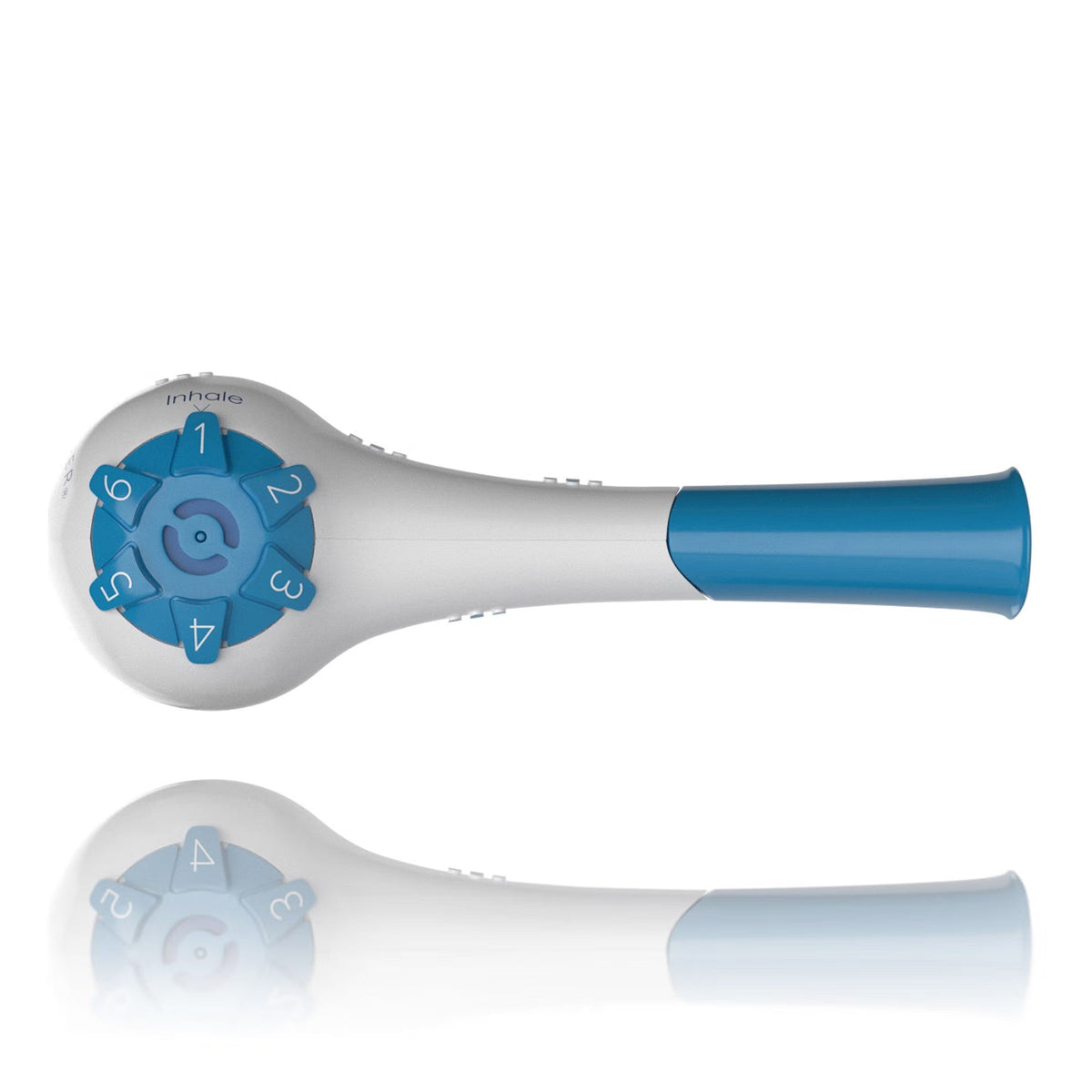 PN Medical The Breather Respiratory Muscle Trainer - Natural Breathing Exerciser Trainer For Drug-Free Respiratory Therapy - B-BLUE - LL Medico