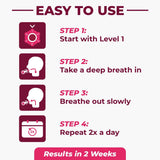 The Breather Respiratory Muscle Trainer, Pink - B-PINK-Single - LL Medico
