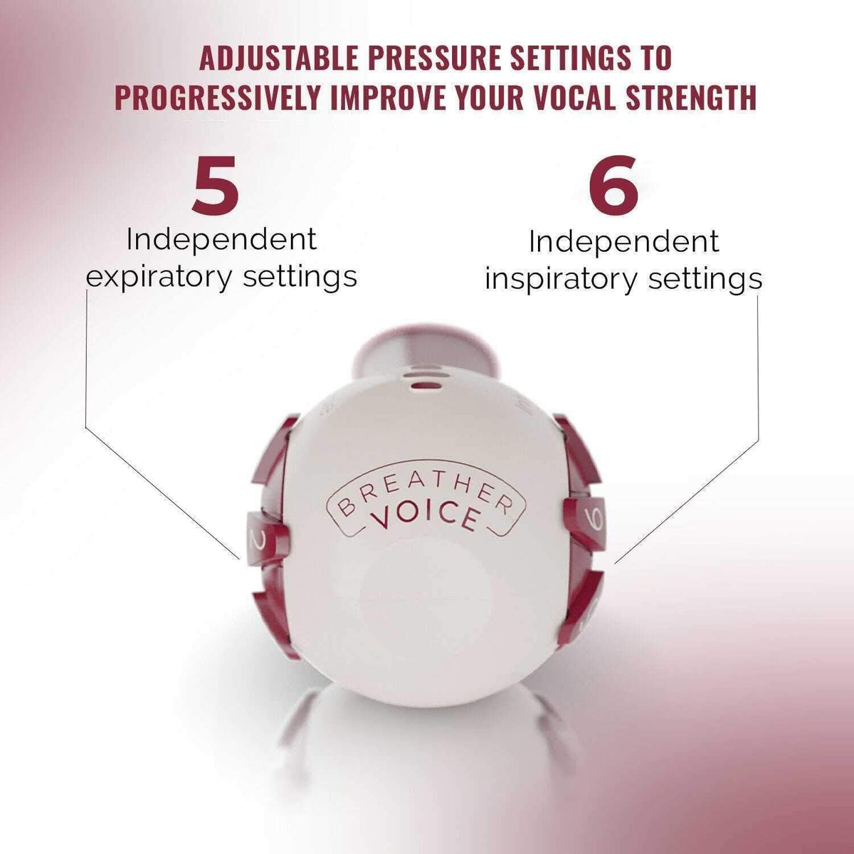 The Breather Voice Respiratory Exerciser, Adult - BVOICE-Single - LL Medico