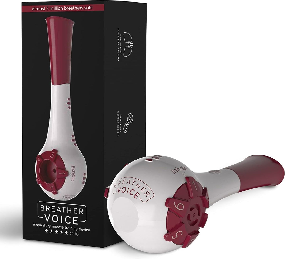 The Breather Voice Respiratory Exerciser, Adult - BVOICE-Single - LL Medico