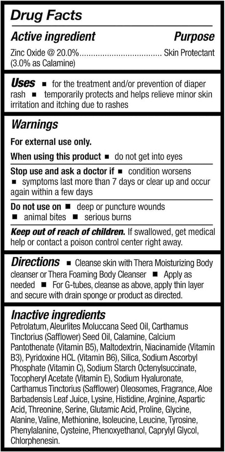 Thera Calazinc Body Shield Cream, 4 fl oz - 53-MS4-Single - LL Medico