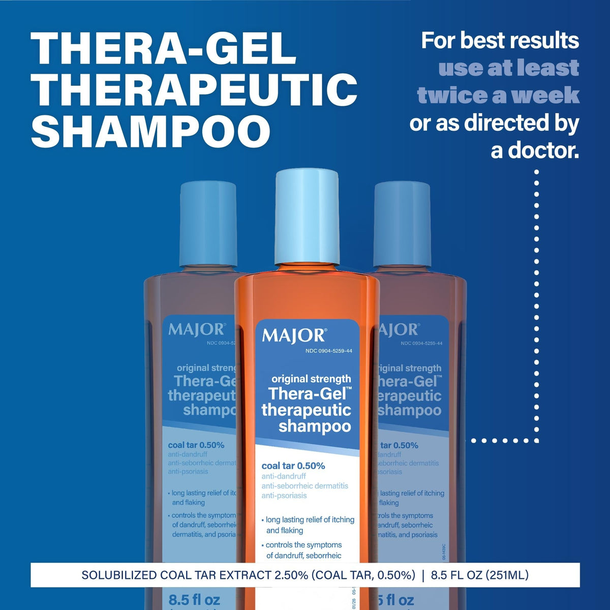 Thera-Gel Therapeutic Shampoo, 8.5 oz - 00904525944-Single - LL Medico