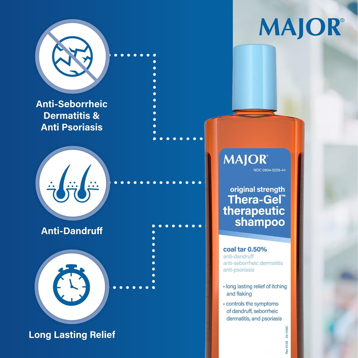 Thera-Gel Therapeutic Shampoo, 8.5 oz - 00904525944-Single - LL Medico