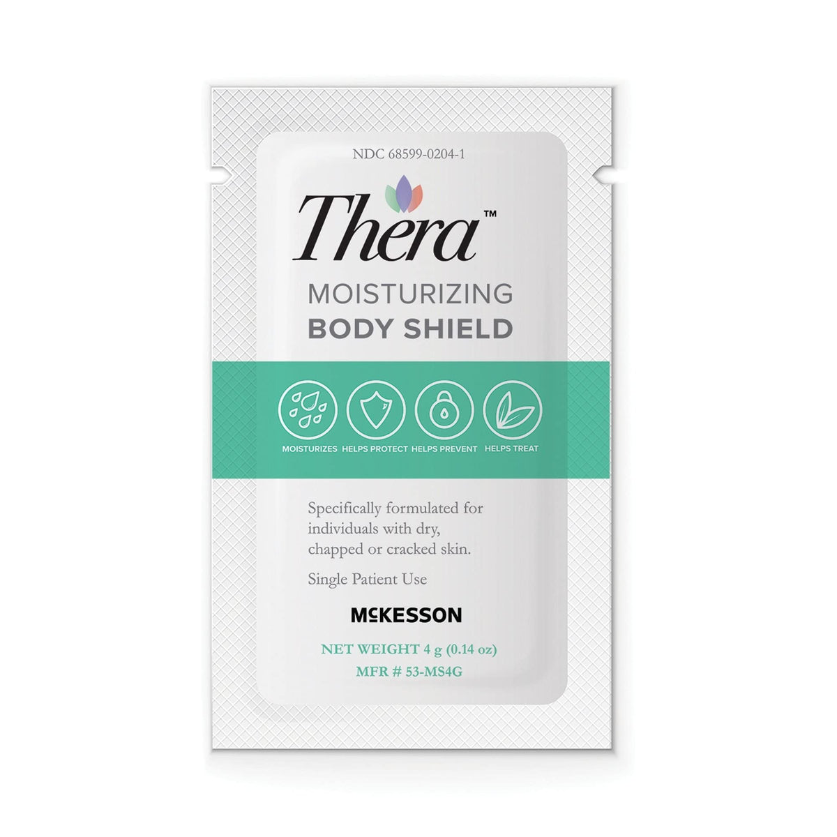 Thera Moisturizing Body Shield Cream, Scented, 4 g - 53-MS4G-Pack - LL Medico