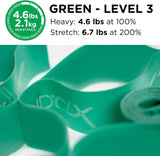 TheraBand Exercise Resistance Band, Non-Latex, Green, Heavy, 4" x 25 Yard - 81234764-Single - LL Medico