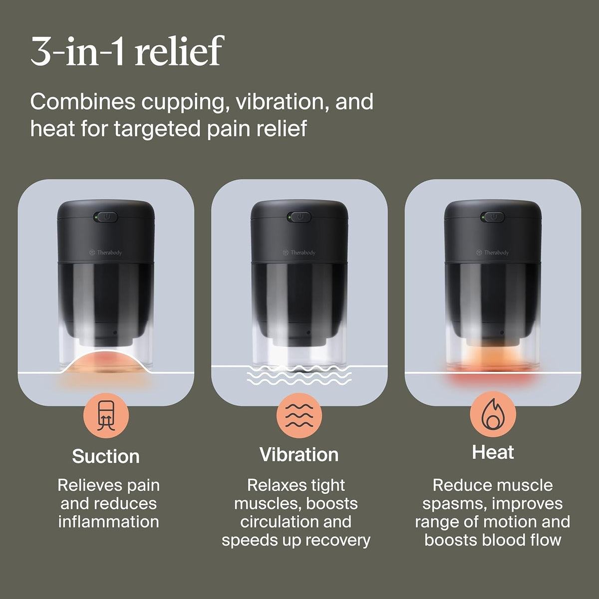 TheraCup Cupping System, Portable Cupping Massage Device - TB03285-01-Single - LL Medico