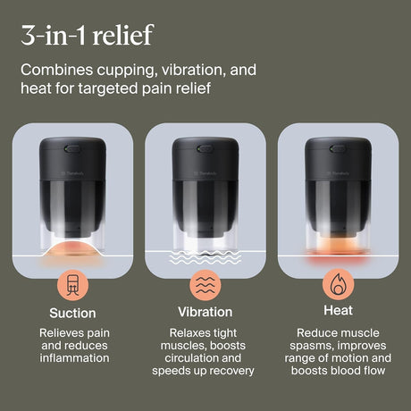 TheraCup Cupping System, Portable Cupping Massage Device - TB03285-01-Single - LL Medico