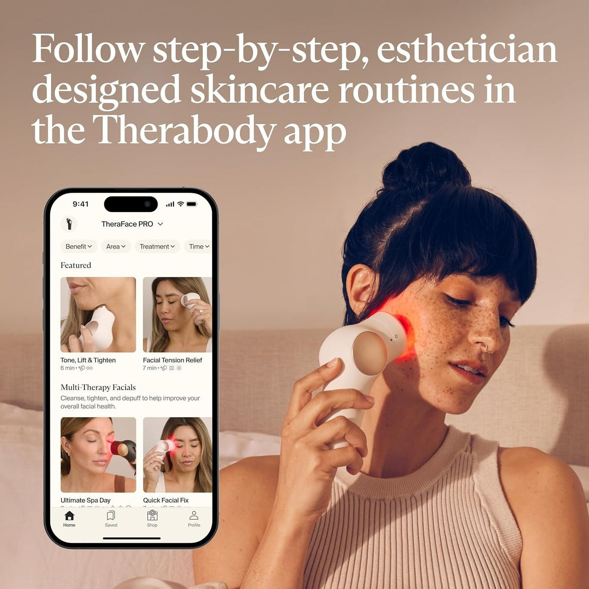 TheraFace PRO Hand-Held Face Massager & Cleanser - TF02224-01-Single - LL Medico