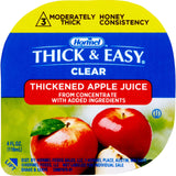 Thick & Easy Clear Thickened Apple Juice, Moderately Thick, 4 oz Cup - 12687-Case - LL Medico