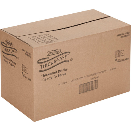Thick & Easy Thickened Beverage, Kiwi Strawberry Flavor, Moderately Thick, 46 oz Bottle - 11840-Case - LL Medico