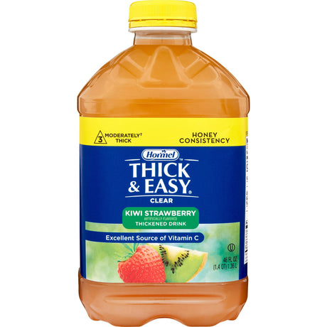 Thick & Easy Thickened Beverage, Kiwi Strawberry Flavor, Moderately Thick, 46 oz Bottle - 11840-Single - LL Medico