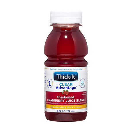 Thick-It AquaCareH20 Thickened Cranberry Juice, 8 oz Bottle - B459-L9044-Case - LL Medico