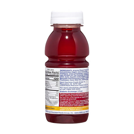 Thick-It AquaCareH20 Thickened Cranberry Juice, 8 oz Bottle - B459-L9044-Case - LL Medico