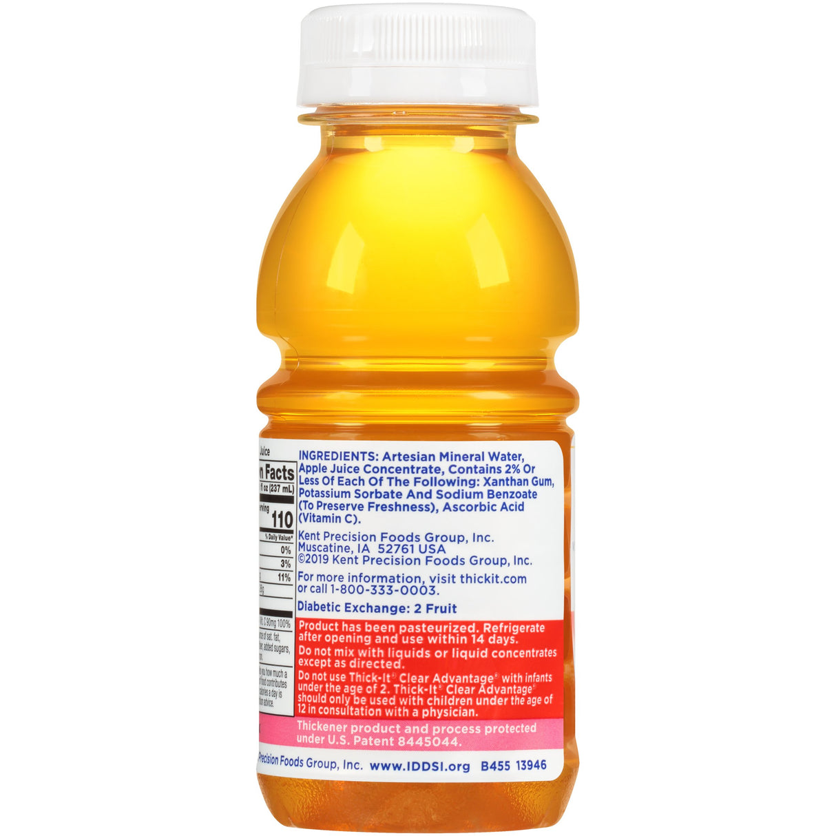 Thick-It Clear Advantage Thickened Apple Juice, Mildly Thick (Nectar Consistency)