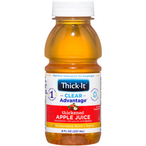 Thick-It Clear Advantage Thickened Apple Juice, Mildly Thick (Nectar Consistency) - B455-L9044-Case - LL Medico