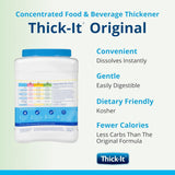 Thick-It Concentrated Food and Beverage Thickener, Unflavored, 36 oz - J587-C6800-Single - LL Medico