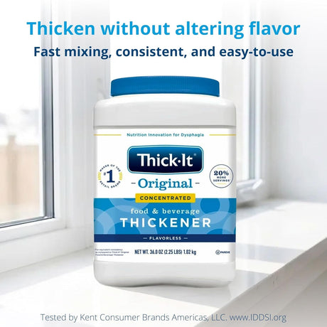 Thick-It Concentrated Food and Beverage Thickener, Unflavored, 36 oz - J587-C6800-Single - LL Medico