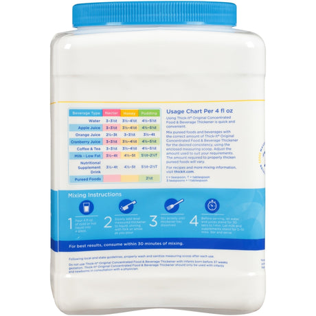 Thick-It Original Food & Beverage Thickener, Unflavored, 10 oz - J586-H5800-Single - LL Medico