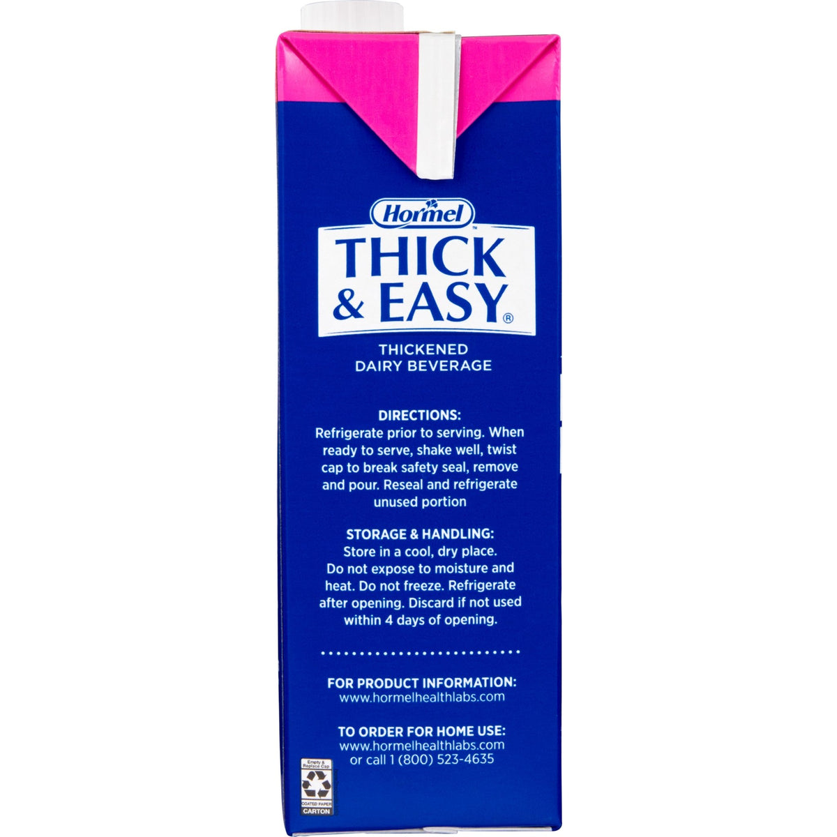 Thick-It Thick & Easy Thickened Dairy Beverage, Milk Flavor, Nectar Consistency, 32 oz - 73625-Single - LL Medico