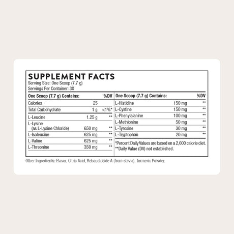 Thorne Amino Complex EAA and BCAA Powder, Lemon, 8.1 oz - SP637-Bottle - LL Medico