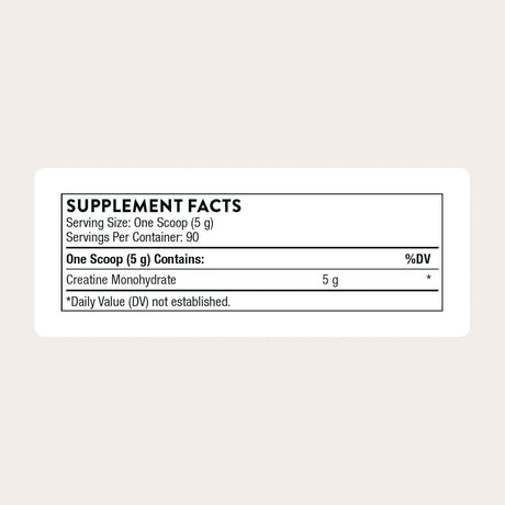 Thorne Creatine Monohydrate Powder, Unflavored, 16 oz - SF903-Bottle - LL Medico